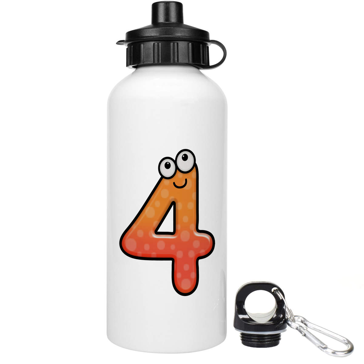 'Happy Number Four' Reusable Water Bottles (WT029392)