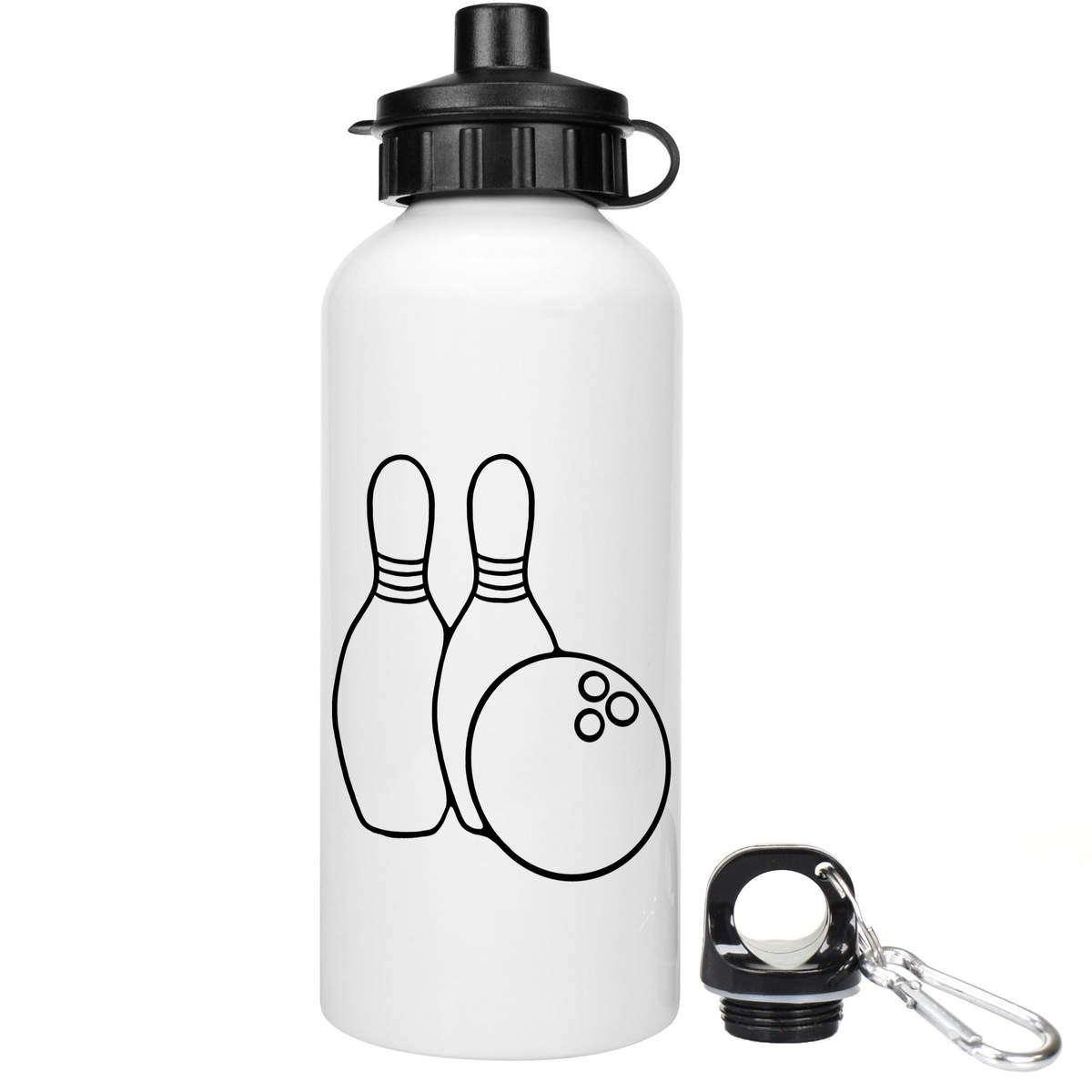 'Bowling Ball & Skittles' Reusable Water Bottles (WT031347)