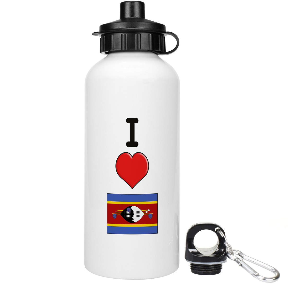 'I Love Swaziland' Reusable Water Bottles (WT033790)