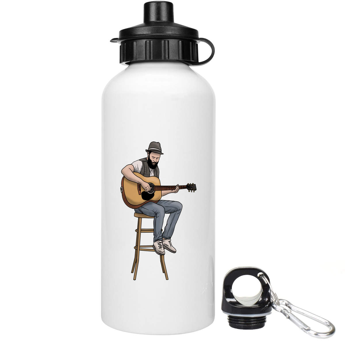 'Guitarist' Reusable Water Bottles (WT035375)