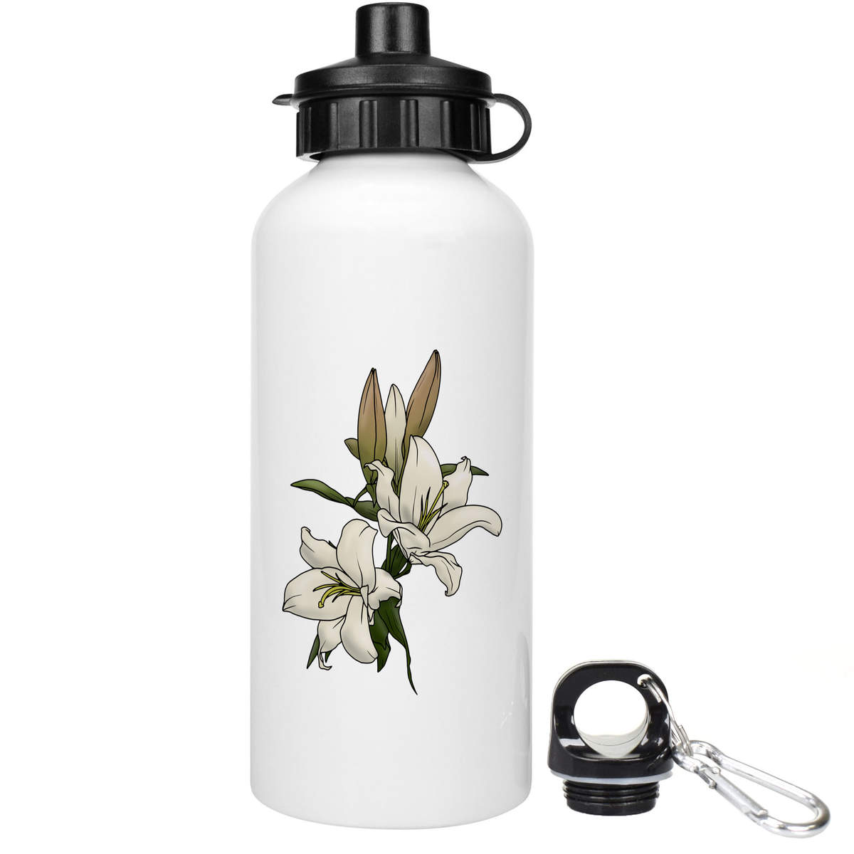 'White Lillies' Reusable Water Bottles (WT035490)