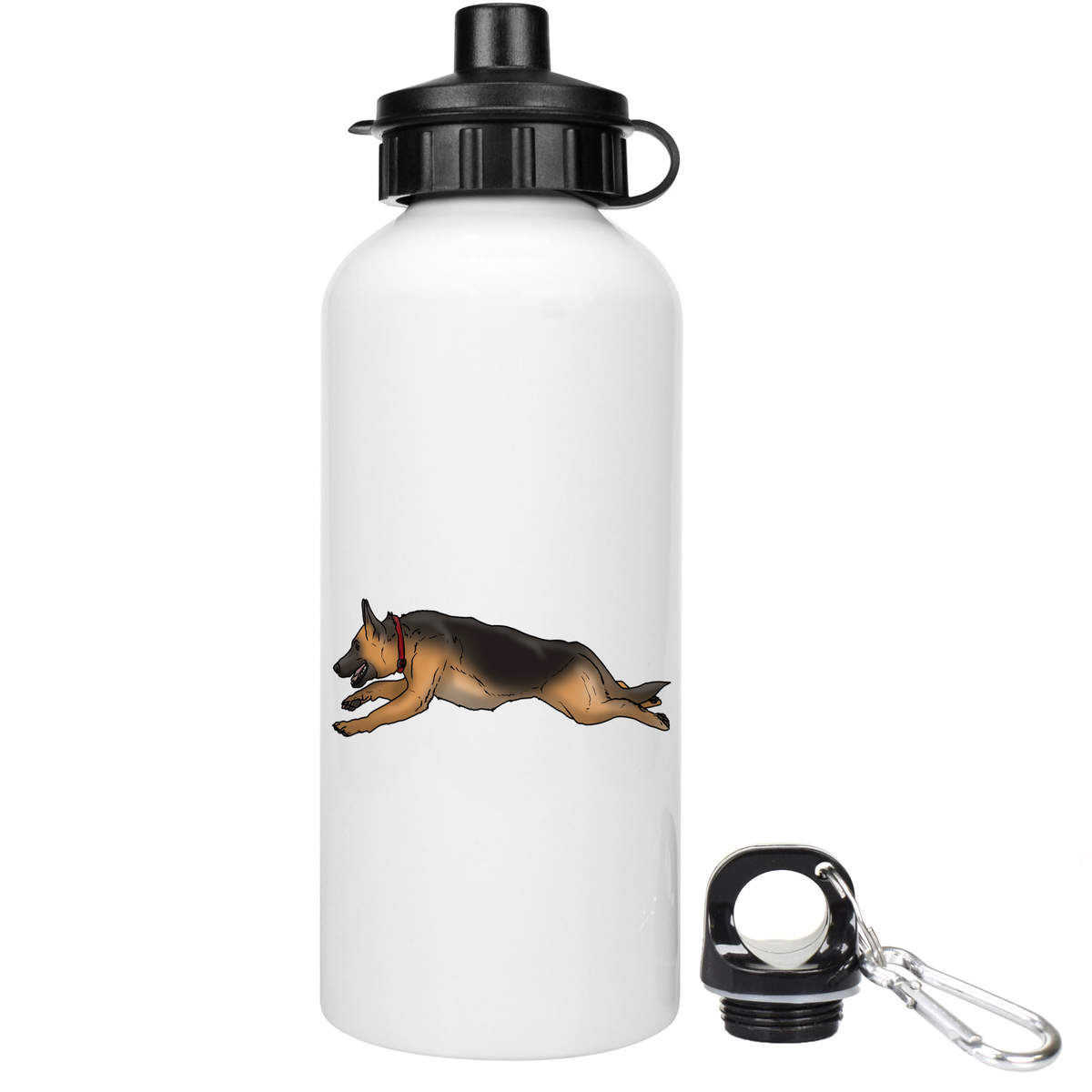 'Running German Shepherd' Reusable Water Bottles (WT036259)