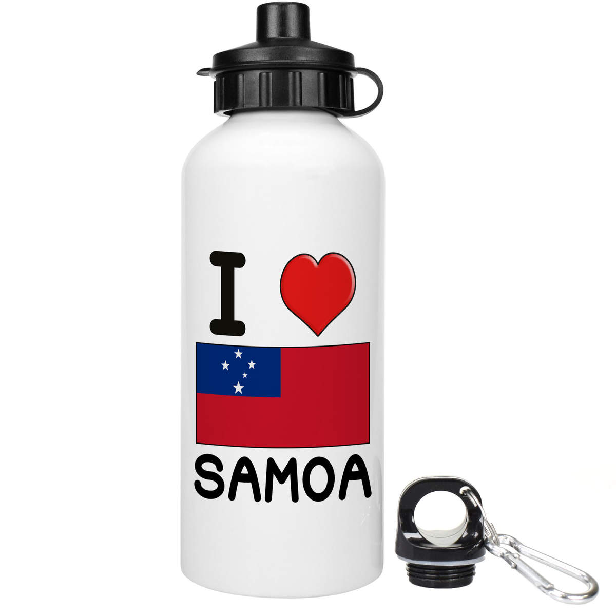 'I Love Samoa' Reusable Water Bottles (WT033380)