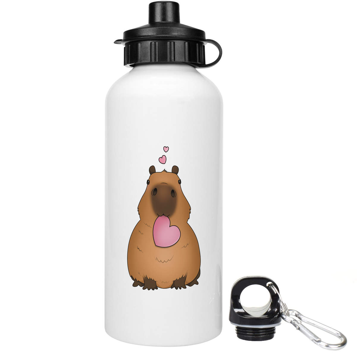 600ml 'Sweetheart Capybara' Reusable Water / Drinks Bottle (WT00058547)
