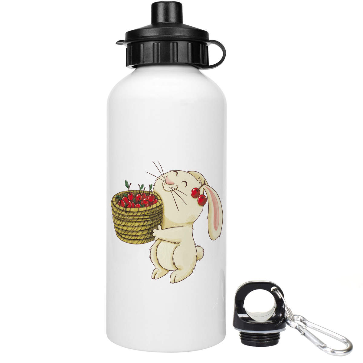 'Bunny & Cherries' Reusable Water Bottles (WT038425)