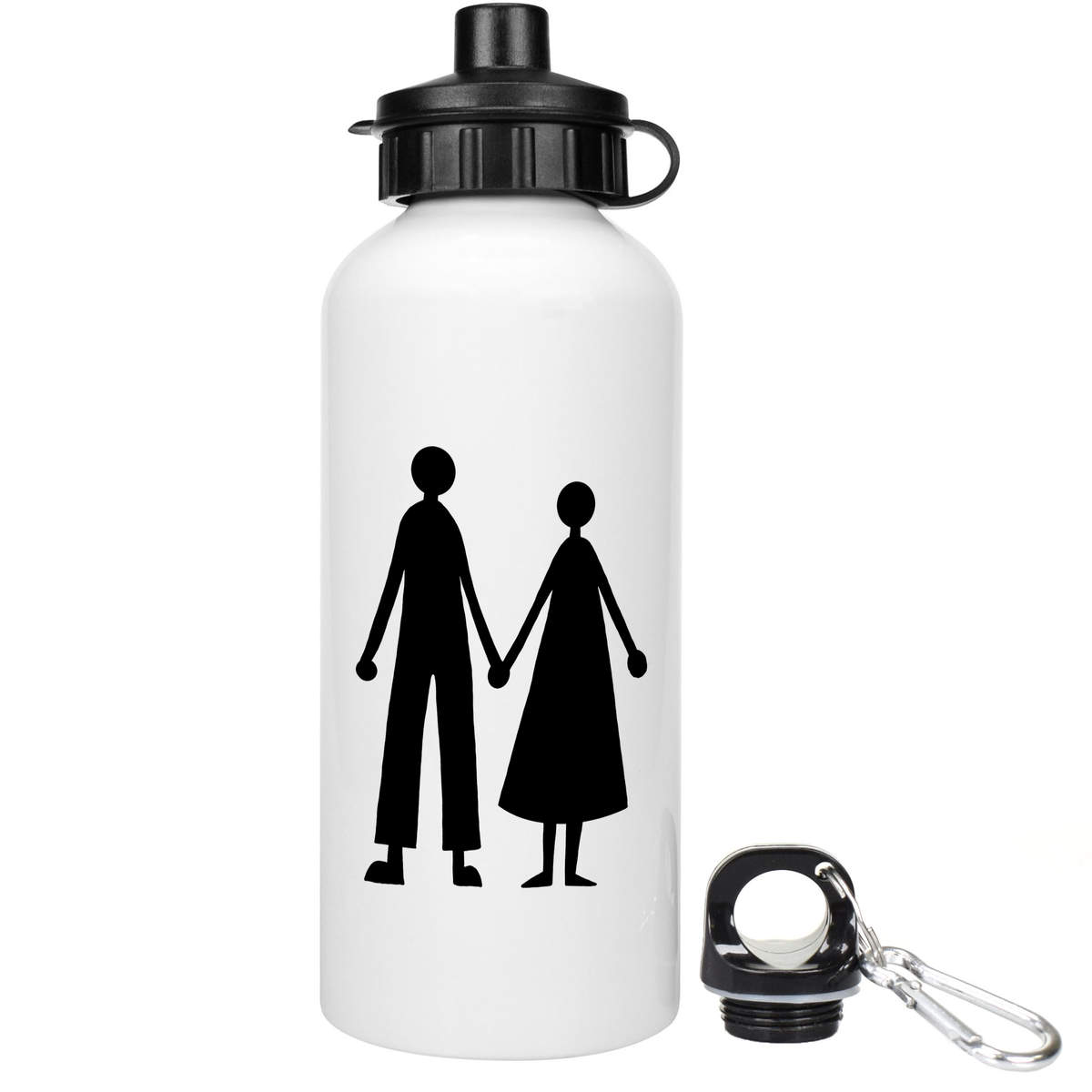 'Couple Silhouette' Reusable Water Bottles (WT040539)
