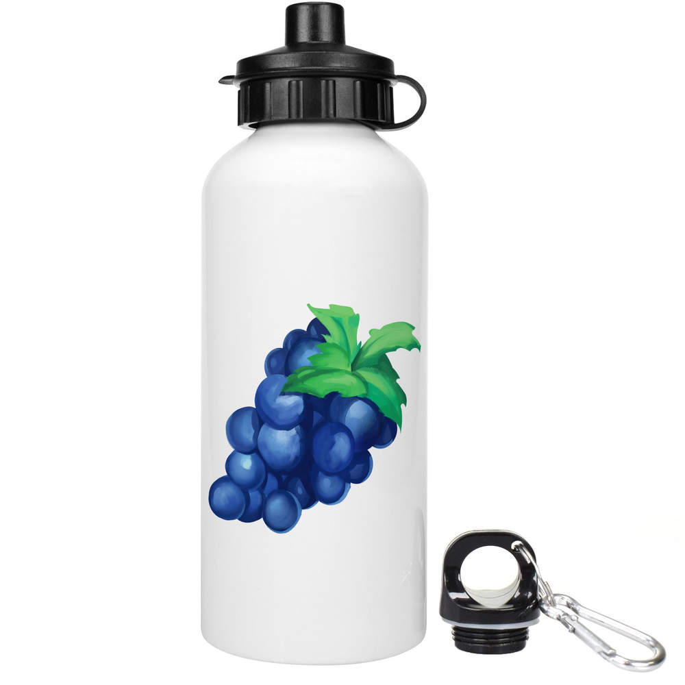 600ml 'Grapes' Reusable Water / Drinks Bottle (WT00069199)