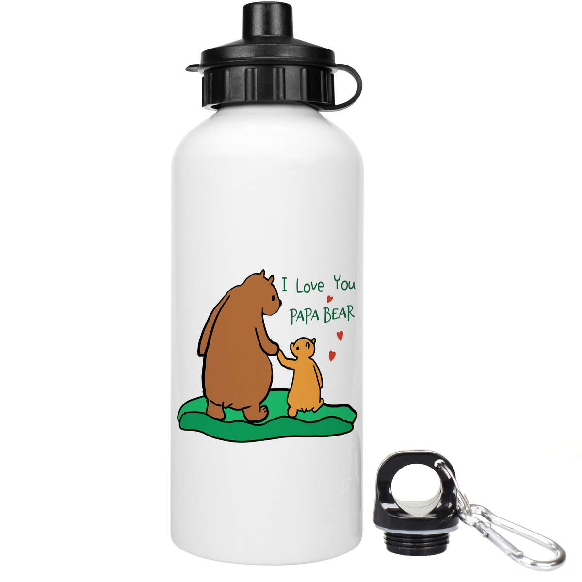 'I Love You Papa Bear' Reusable Water Bottles (WT046776)