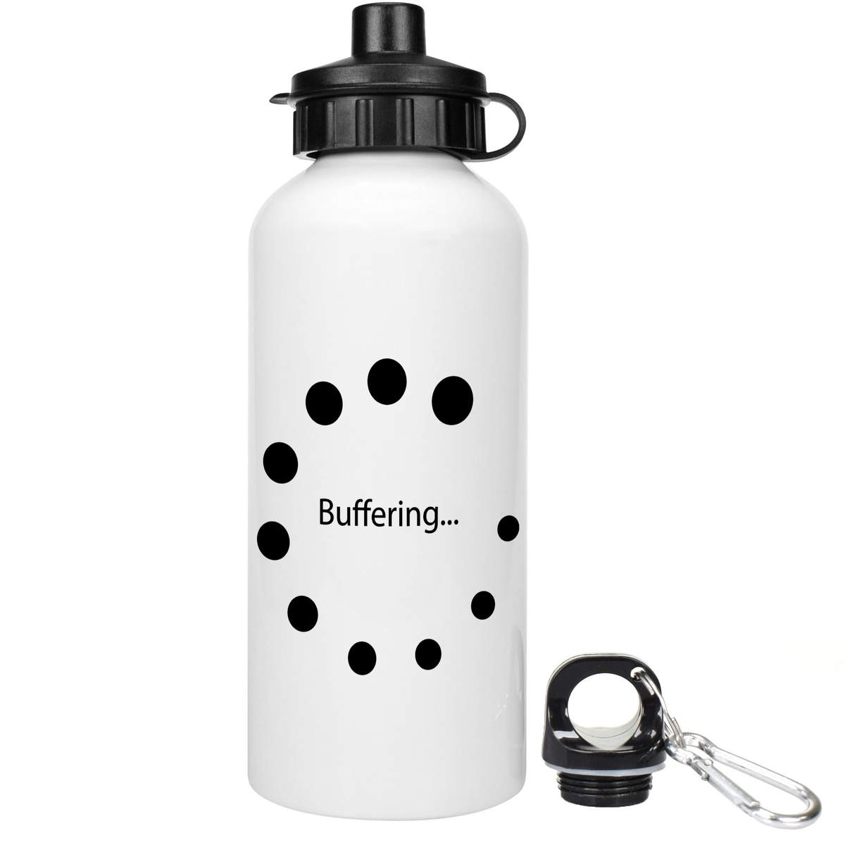 'Buffering Symbol' Reusable Water Bottles (WT046820)