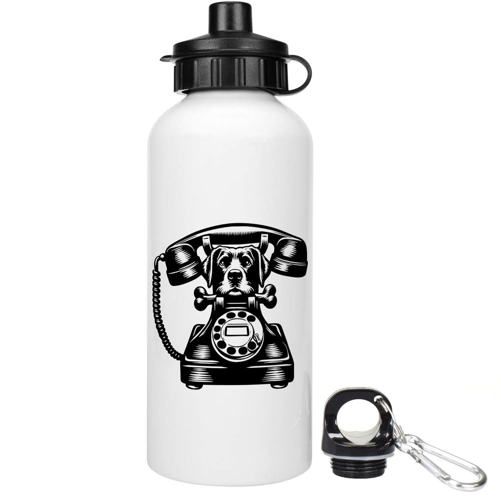 'Dog & Bone Telephone' Reusable Water Bottles (WT048344)