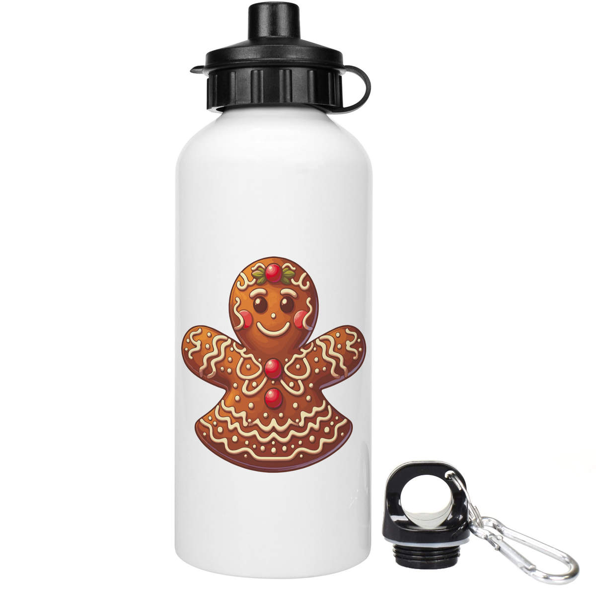 'Gingerbread Woman' Reusable Water Bottles (WT049588)
