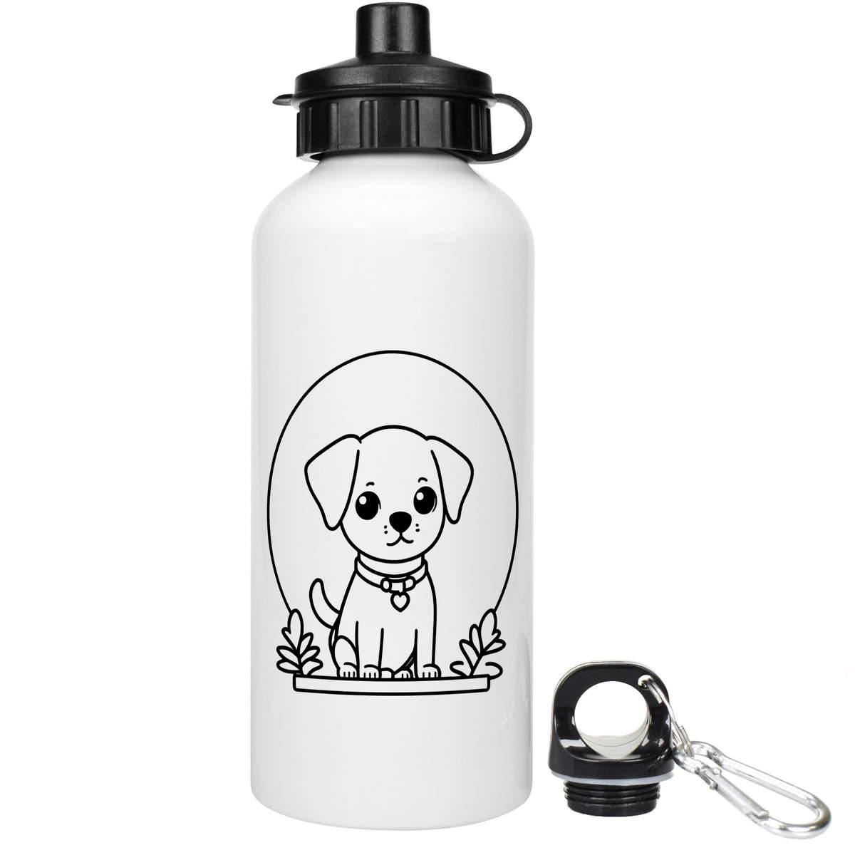 'Cute Puppy' Reusable Water Bottles (WT050015)