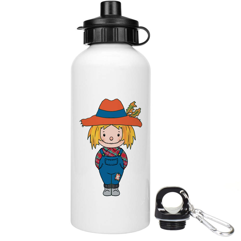 600ml 'Cute Scarecrow' Reusable Water / Drinks Bottle (WT00078783)