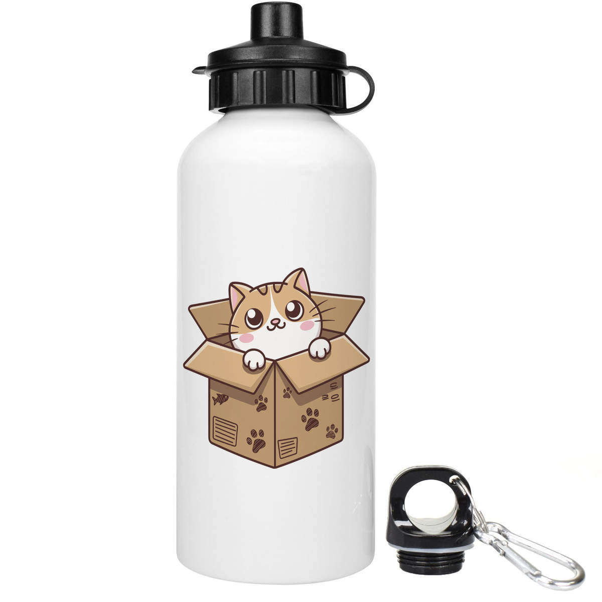 'Box Cat' Reusable Water Bottles (WT050367)