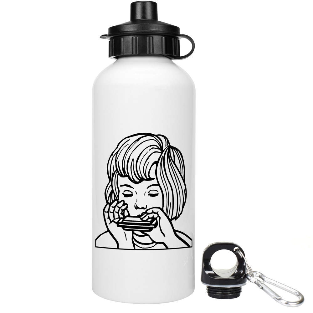 'Harmonica Player' Reusable Water Bottles (WT050724)