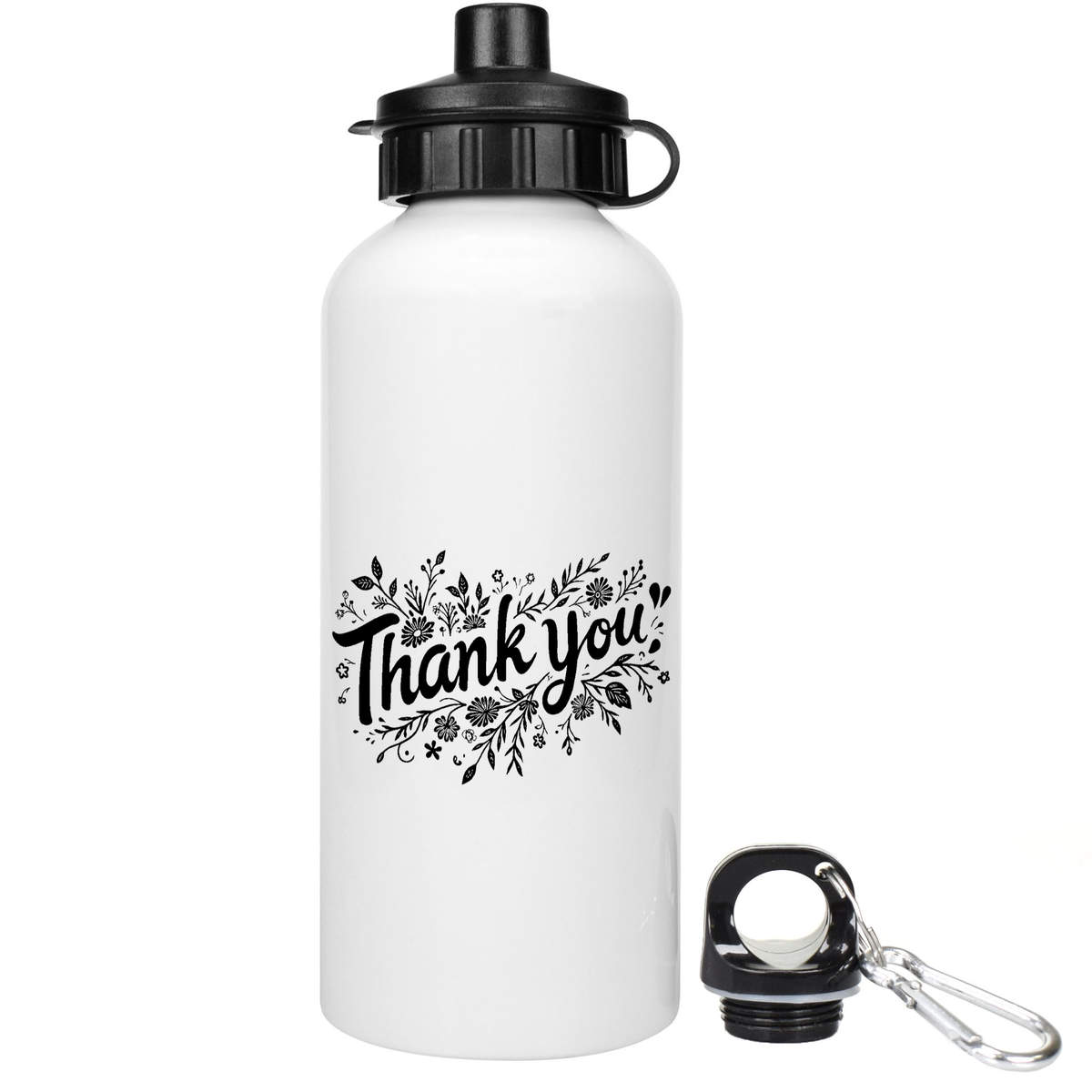 'Thank You with Flowers' Reusable Water Bottles (WT050795)