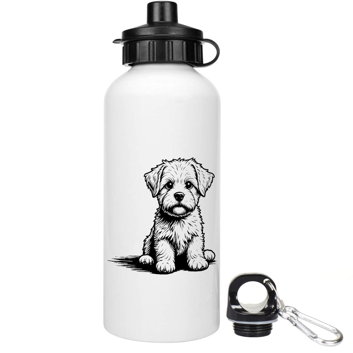 'Maltese Puppy Sitting' Reusable Water Bottles (WT051209)