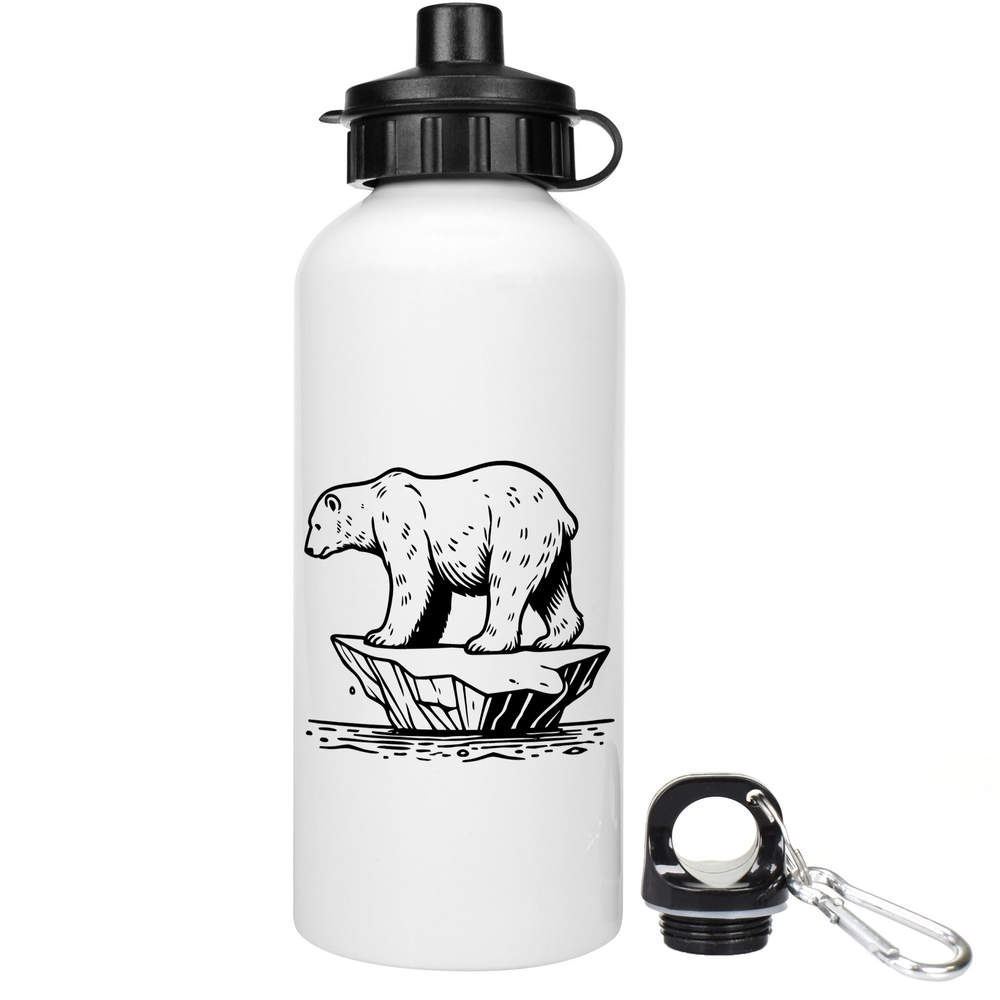 'Polar Bear On Iceberg' Reusable Water Bottles (WT051690)