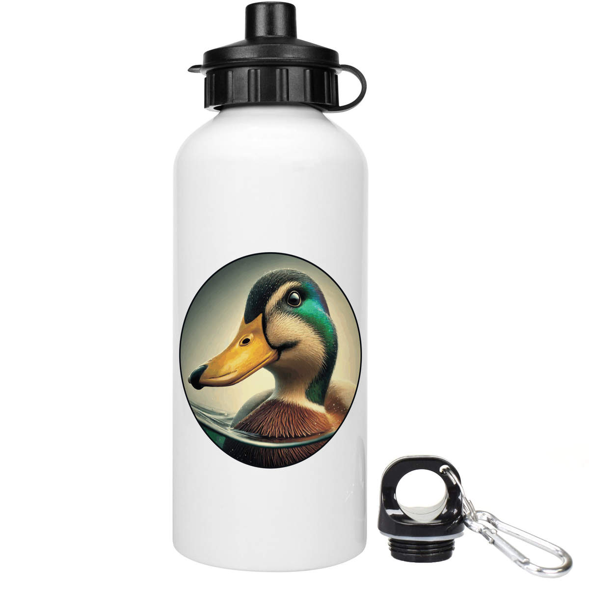 'Smiling Mallard Duck' Reusable Water Bottles (WT051894)