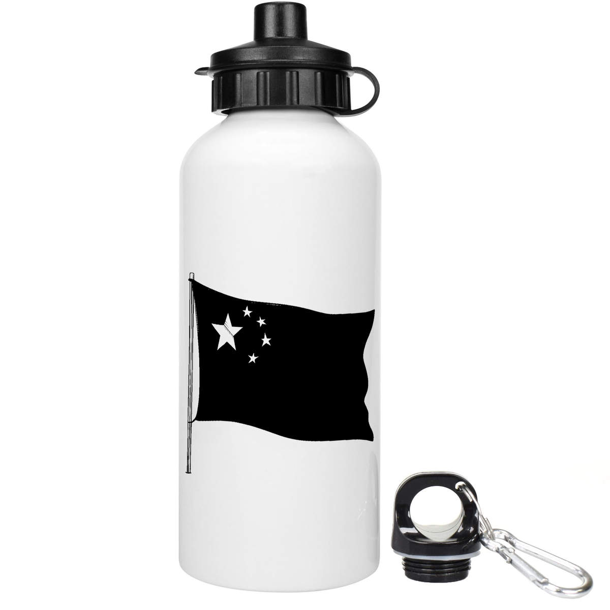 'Waving Chinese Flag' Reusable Water Bottles (WT052375)