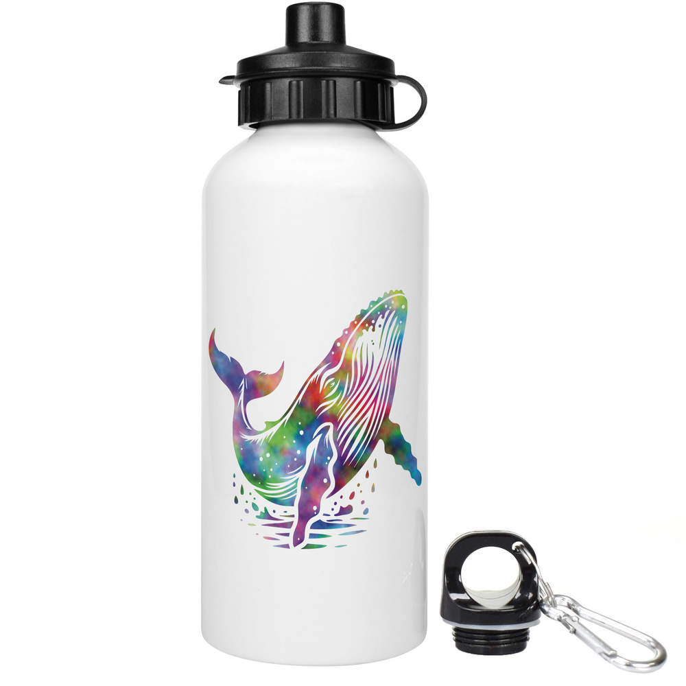 600ml 'Humpback Whale' Reusable Water / Drinks Bottle (WT00085548)