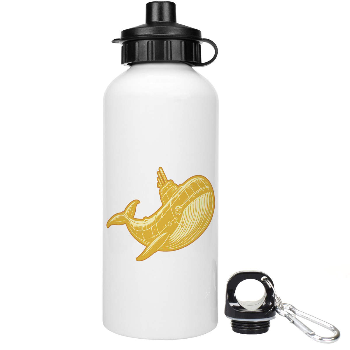 'Yellow Submarine Whale' Reusable Water Bottles (WT053779)