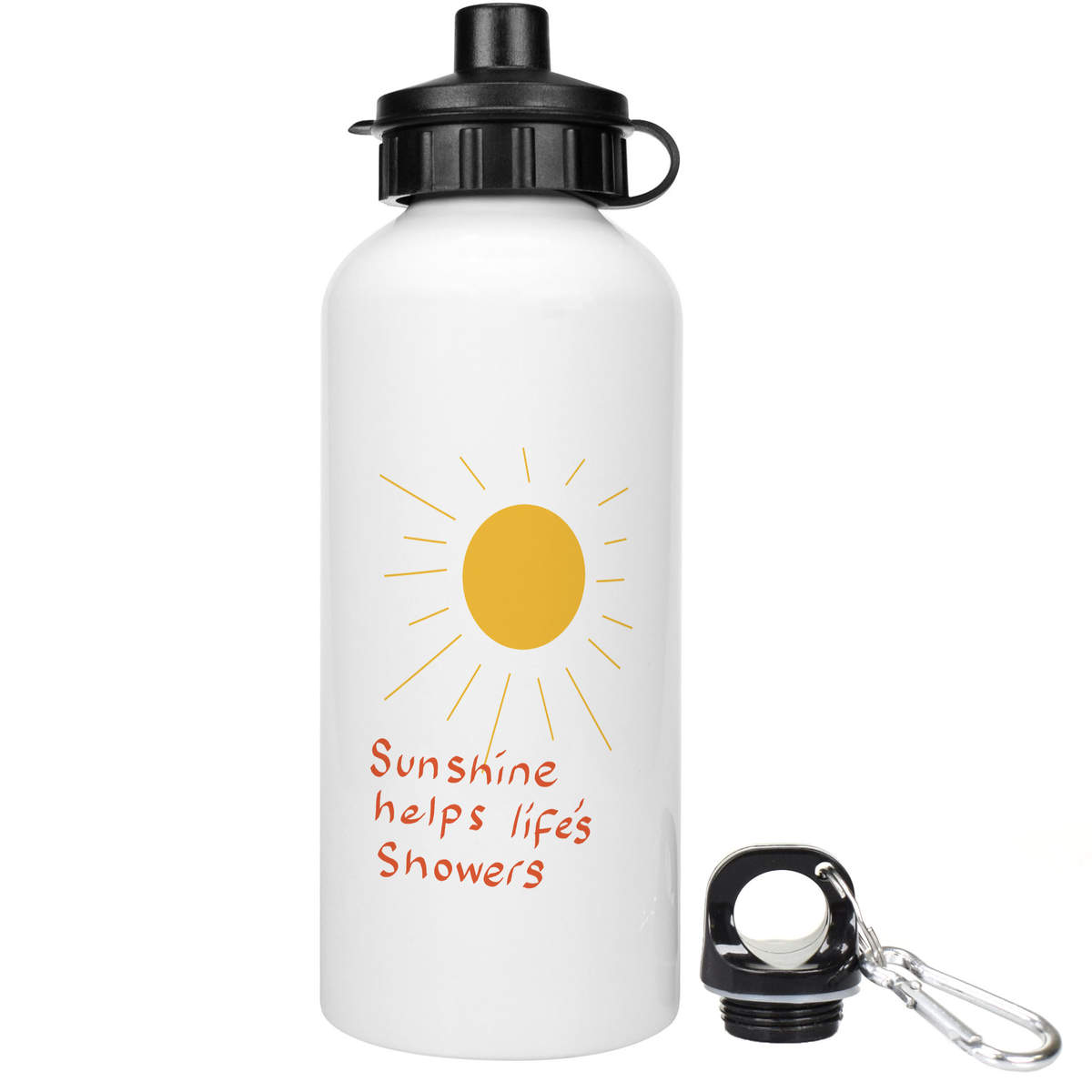'Sunshine Helps Life's Showers' Reusable Water Bottles (WT054067)