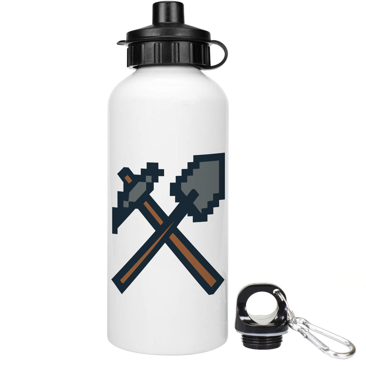 '8-Bit Mining Tools' Reusable Water Bottles (WT055459)