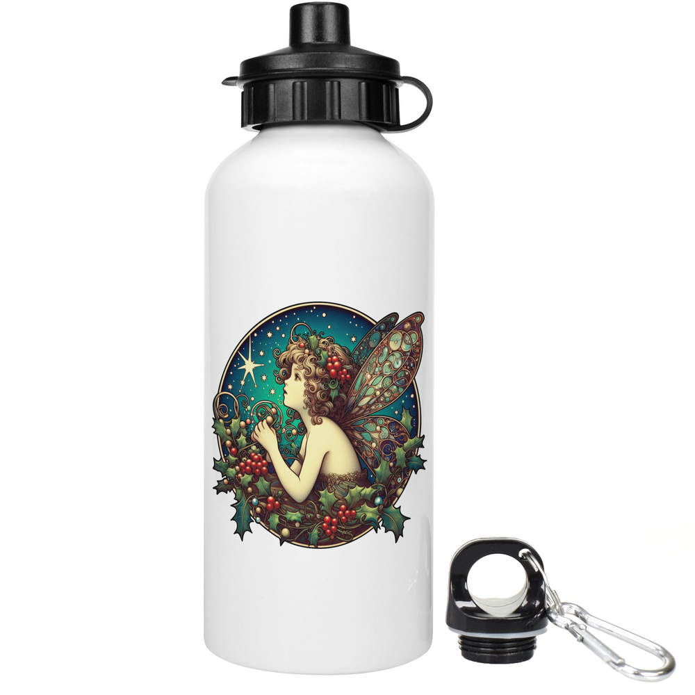 600ml 'Holly Garden Fairy' Reusable Water / Drinks Bottle (WT00088887)