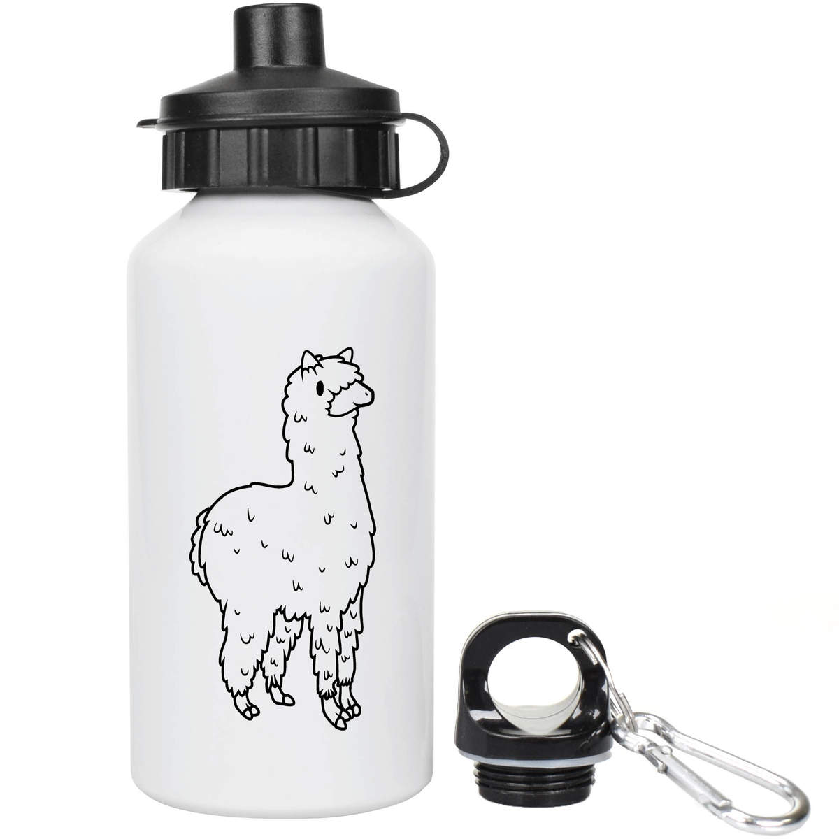 400ml 'Alpaca' Kids Reusable Water / Drinks Bottle (WT00000990)