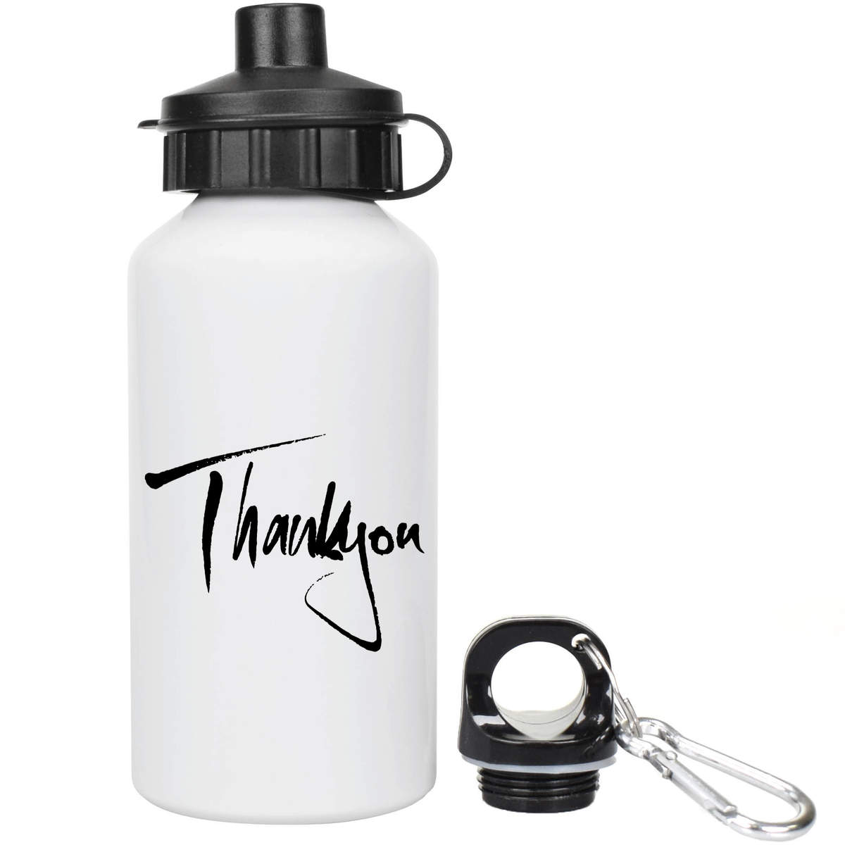 400ml 'Thank You' Kids Reusable Water / Drinks Bottle (WT00010684)