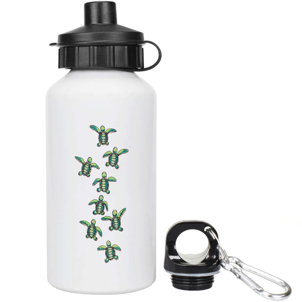 400ml 'Baby Sea Turtles' Kids Reusable Water / Drinks Bottle (WT00013322)