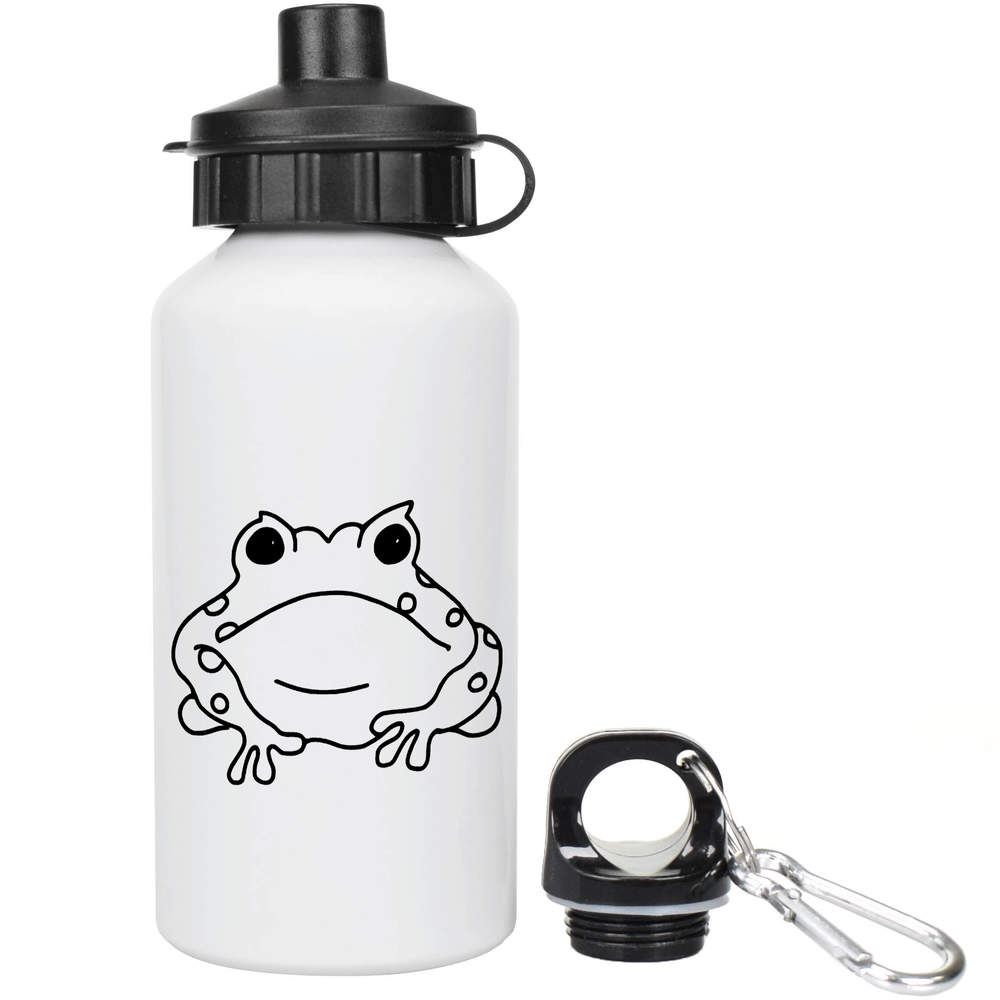 400ml 'Grumpy Toad' Kids Reusable Water / Drinks Bottle (WT00013410)