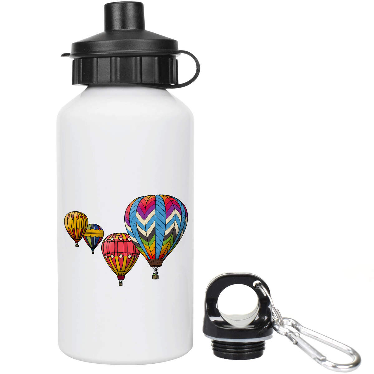 400ml 'Hot Air Balloons' Kids Reusable Water / Drinks Bottle (WT00050771)