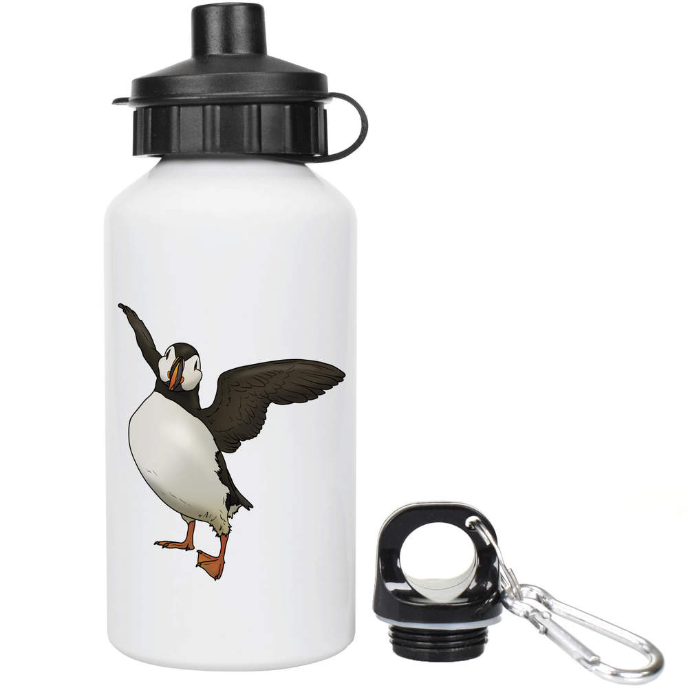 400ml 'Puffin Spreading Wings' Kids Reusable Water / Drinks Bottle (WT00072411)