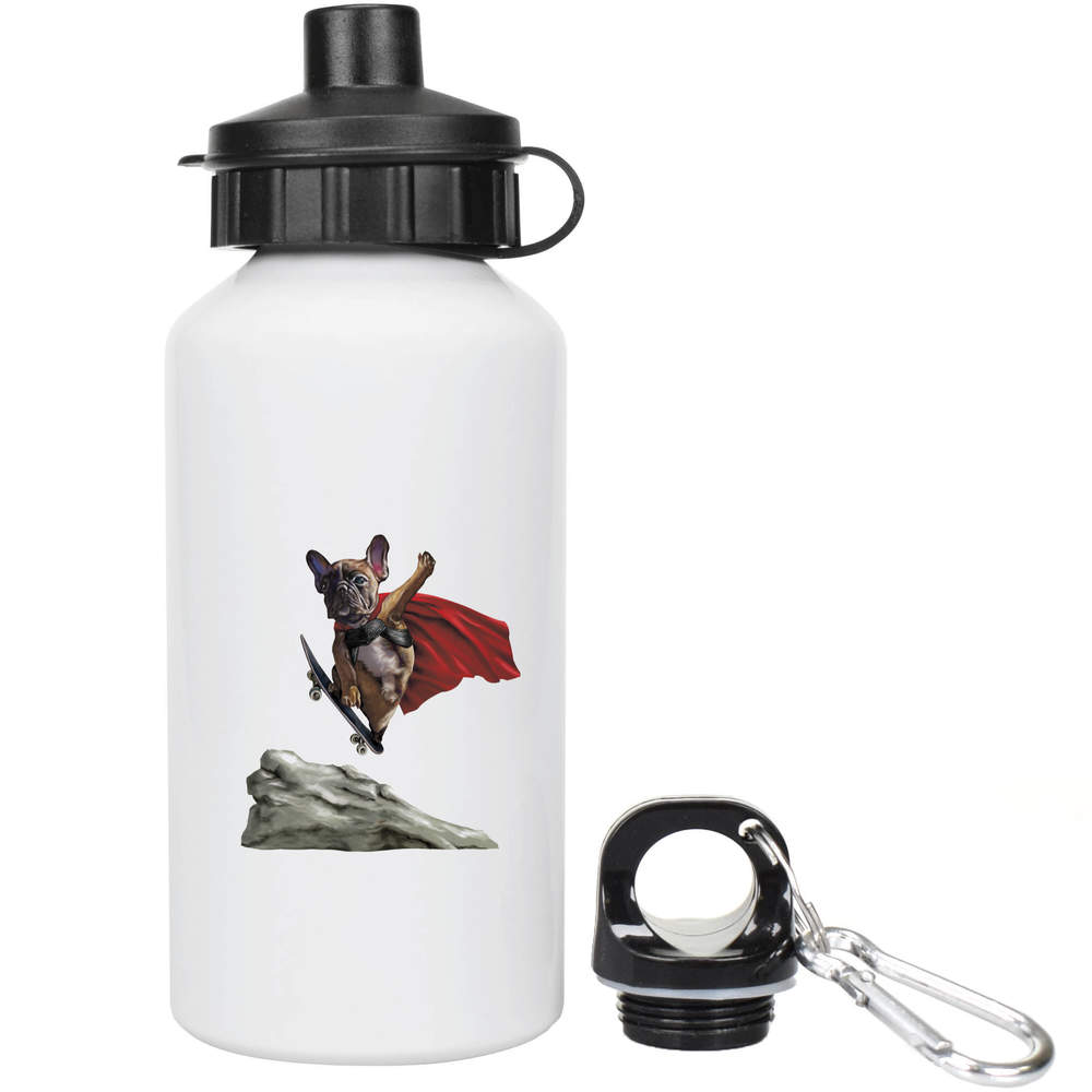 400ml 'Heroic Dog Skater Leap' Kids Reusable Water / Drinks Bottle (WT00073591)