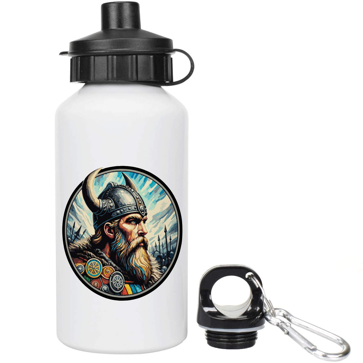 400ml 'Viking Warrior' Kids Reusable Water / Drinks Bottle (WT00074900)
