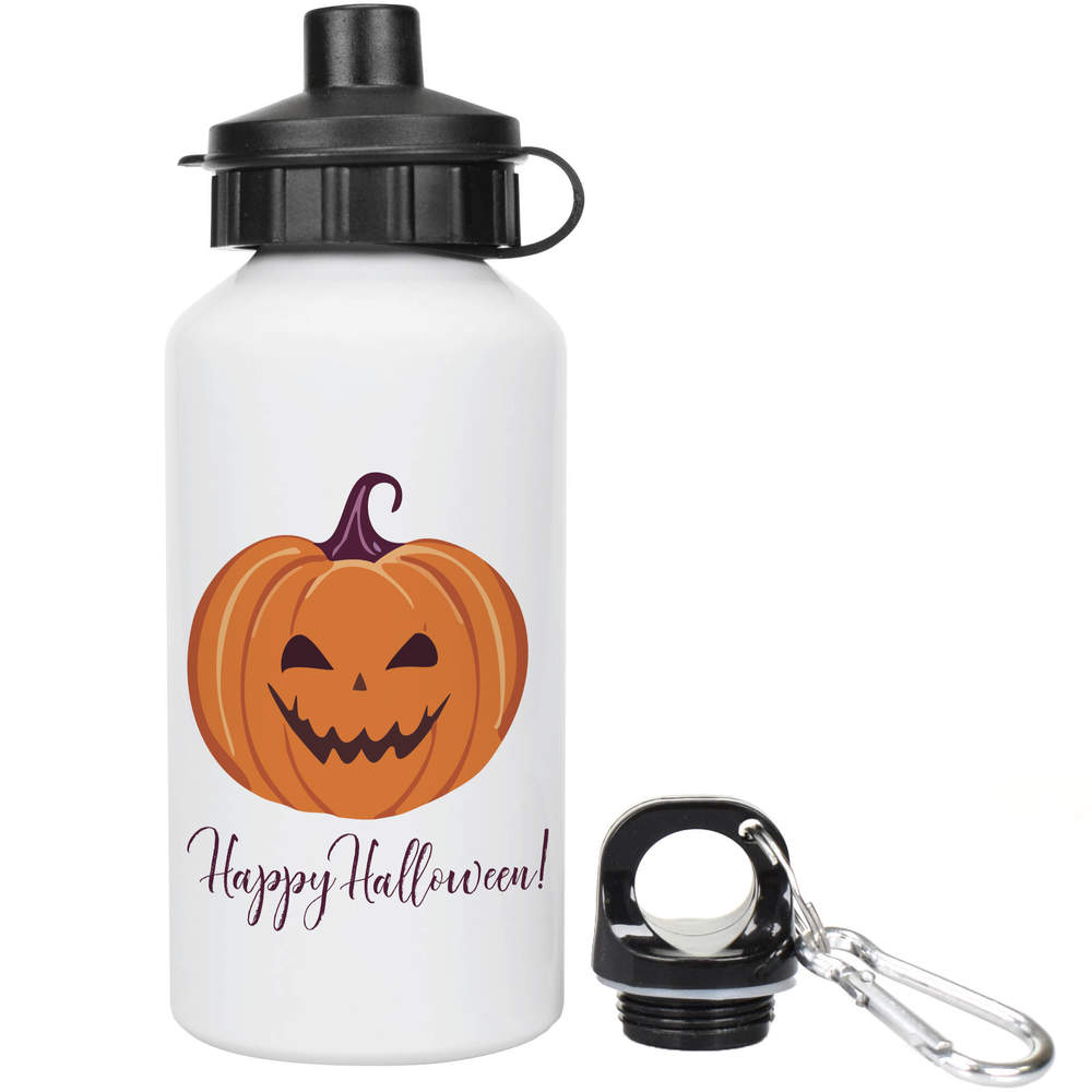 400ml 'Happy Halloween Pumpkin' Kids Reusable Water / Drinks Bottle (WT00079304)