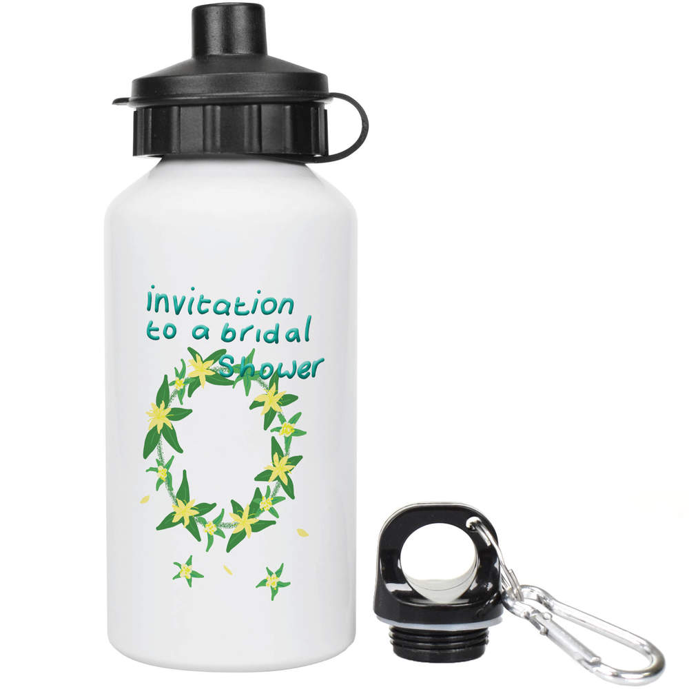 400ml 'Bridal Shower Invitation' Kids Reusable Water / Drinks Bottle (WT00083283)