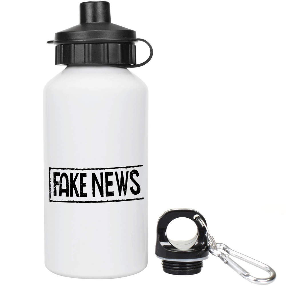 400ml 'Fake News' Kids Reusable Water / Drinks Bottle (WT00086218)