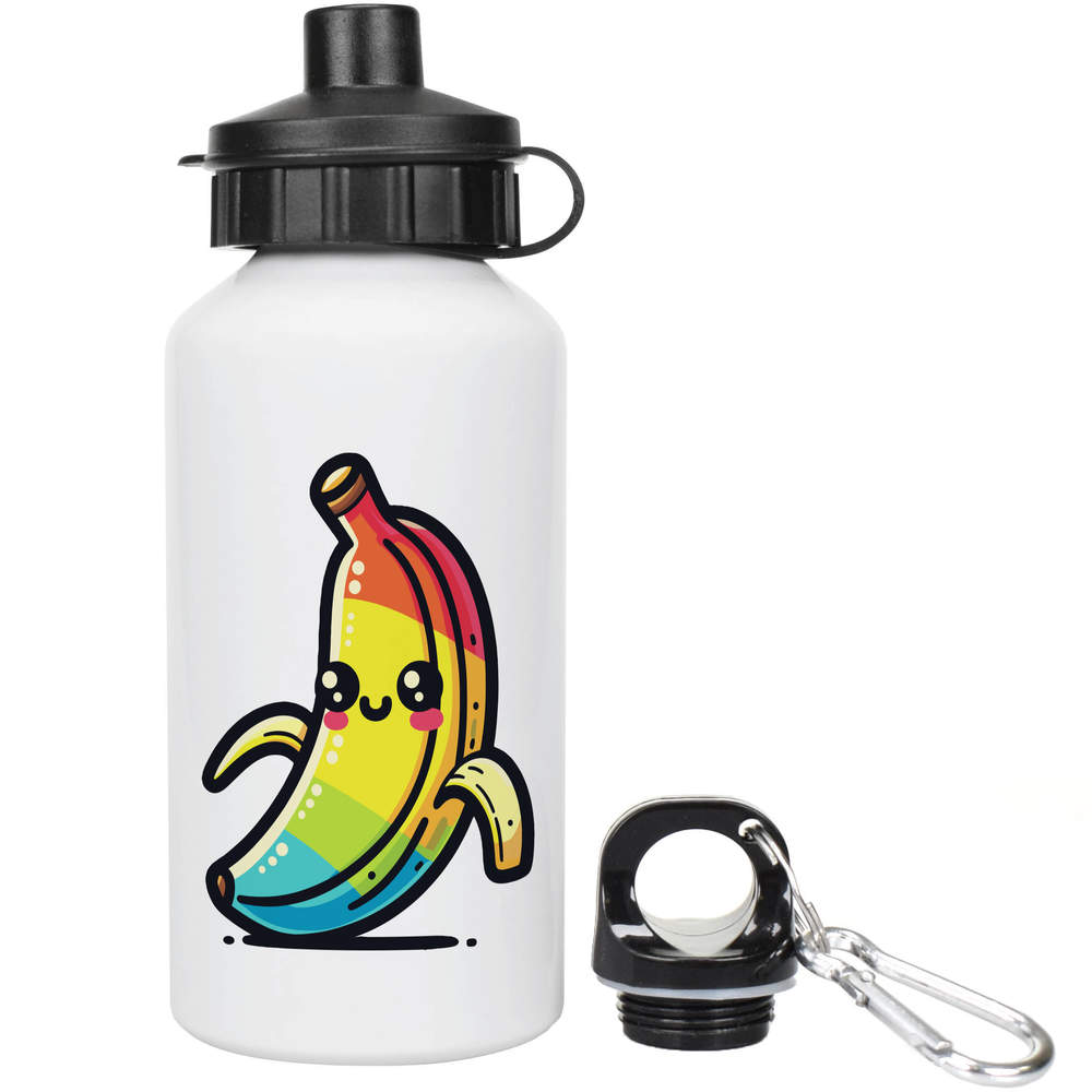 400ml 'Cute Rainbow Banana' Kids Reusable Water / Drinks Bottle (WT00087671)