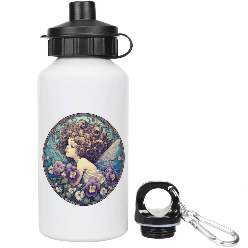 400ml 'Viola Garden Fairy' Kids Reusable Water / Drinks Bottle (WT00088988)