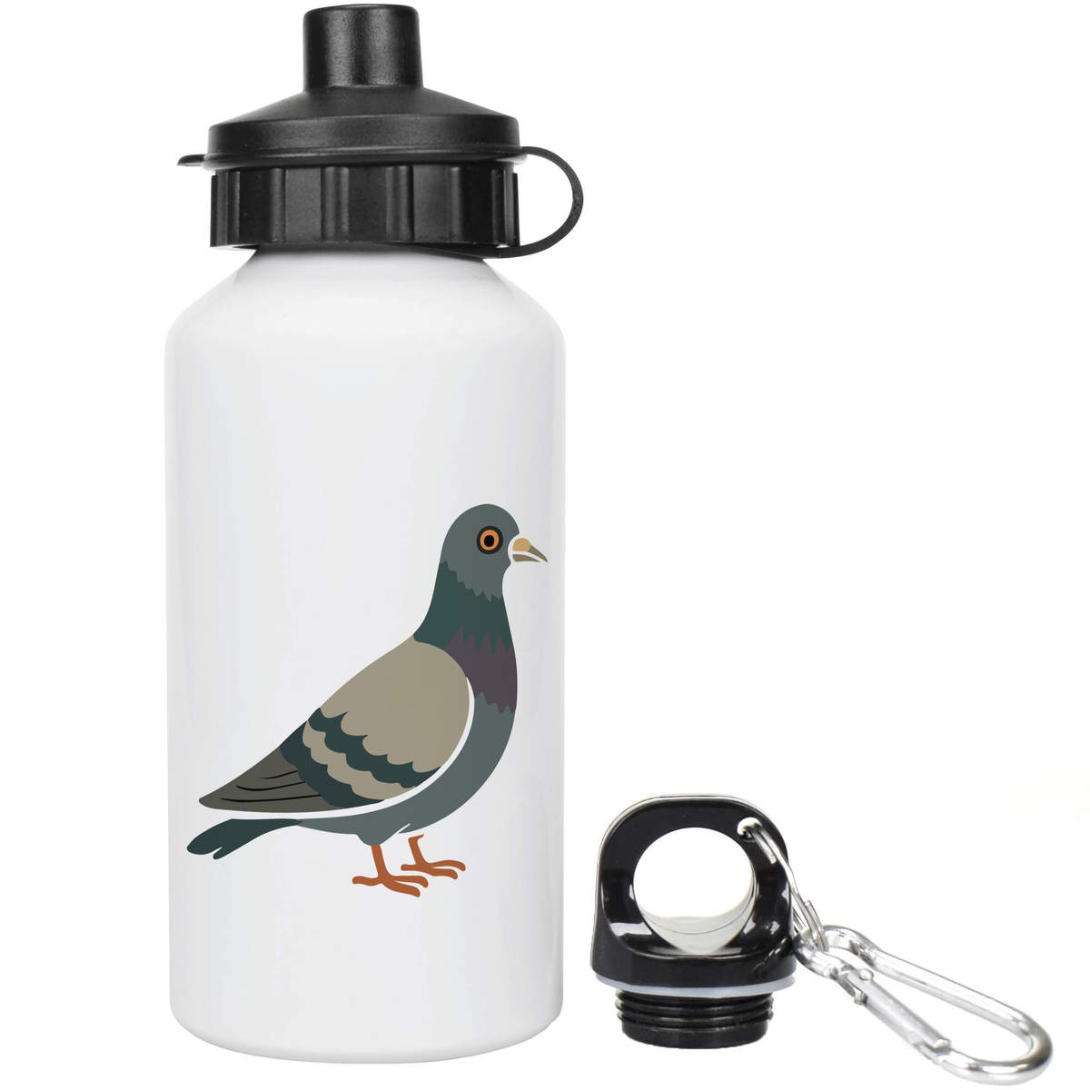 400ml 'Common Pigeon' Kids Reusable Water / Drinks Bottle (WT00089530)