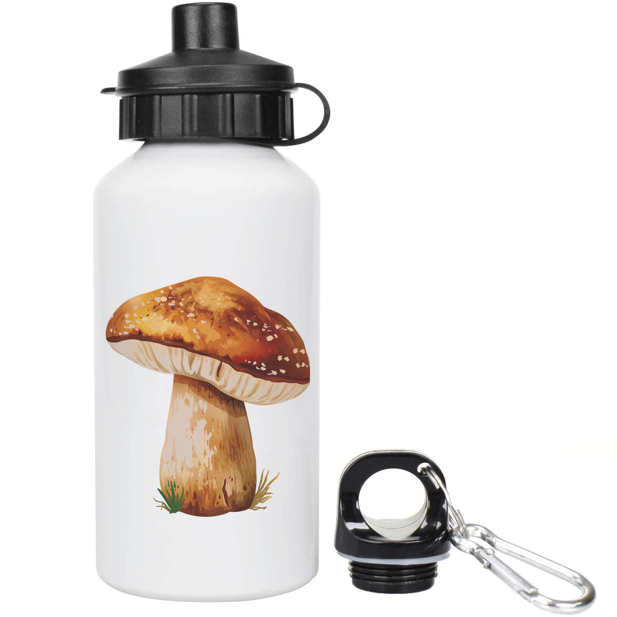 400ml 'Porcino Mushroom' Kids Reusable Water / Drinks Bottle (WT00095009)