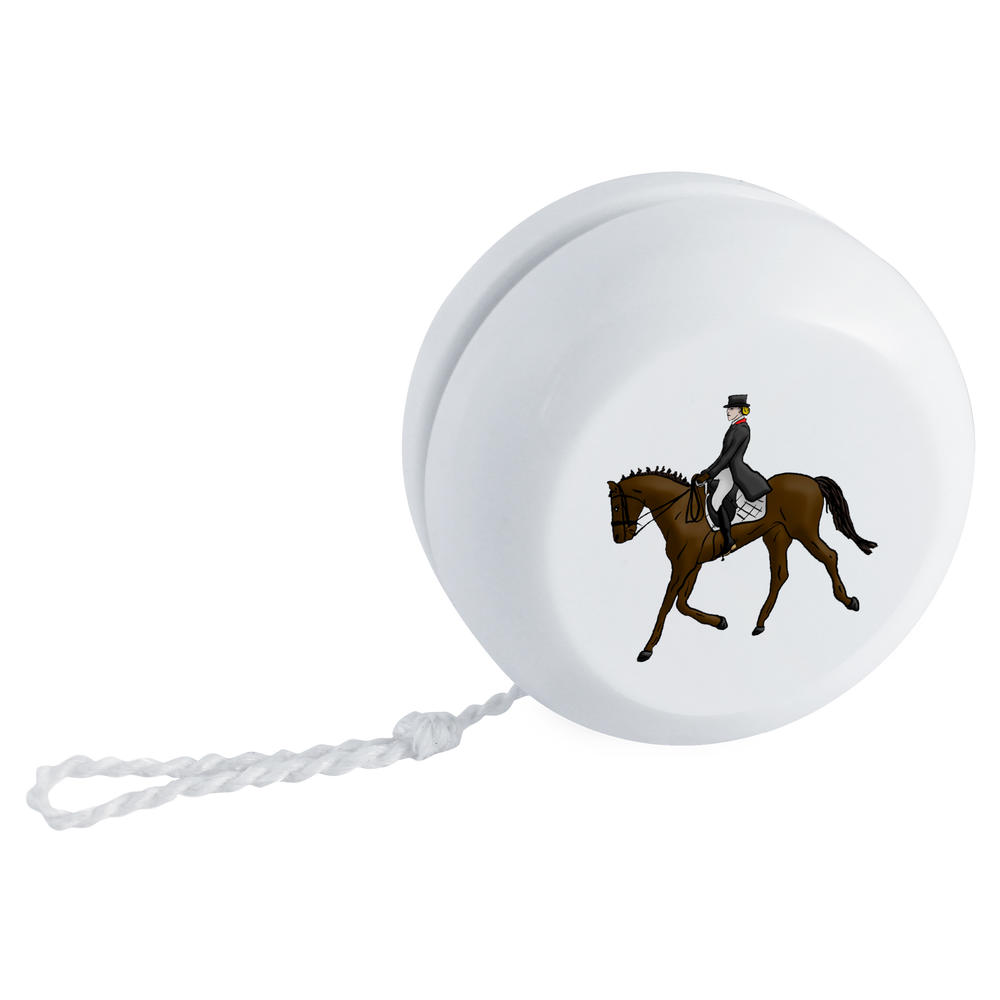 'Dressage Horse & Rider' Retro Style Yo-Yo (YY00025282)