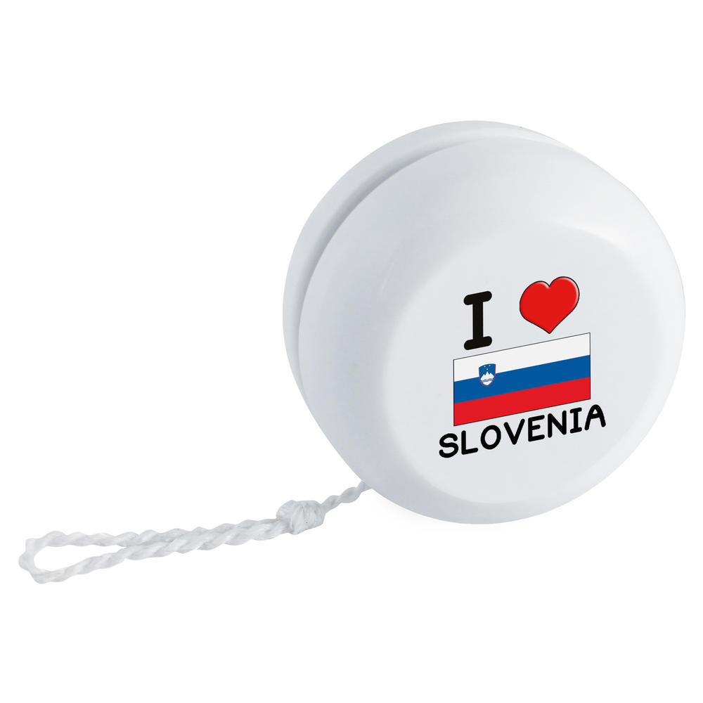 'I Love Slovenia' Retro Style Yo-Yo (YY00028635)
