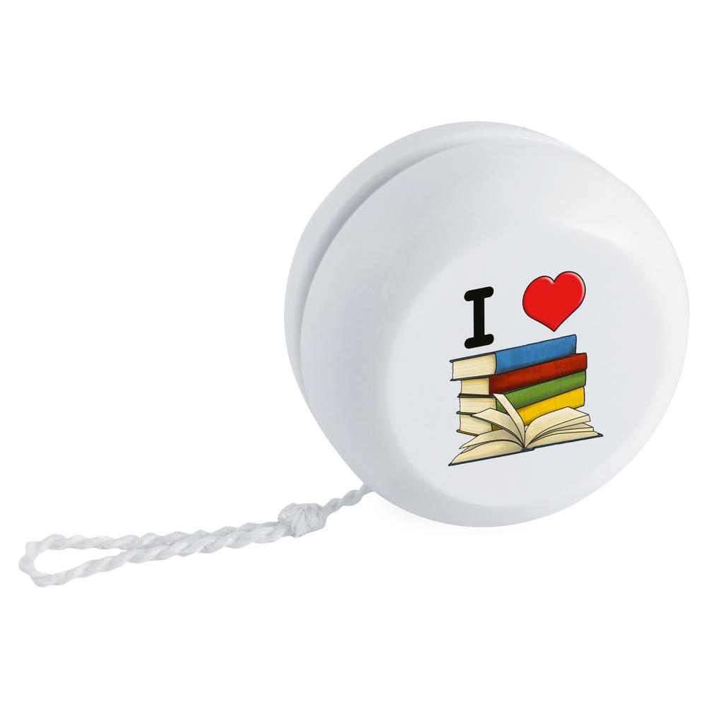 'I Love Books' Retro Style Yo-Yo (YY00028815)
