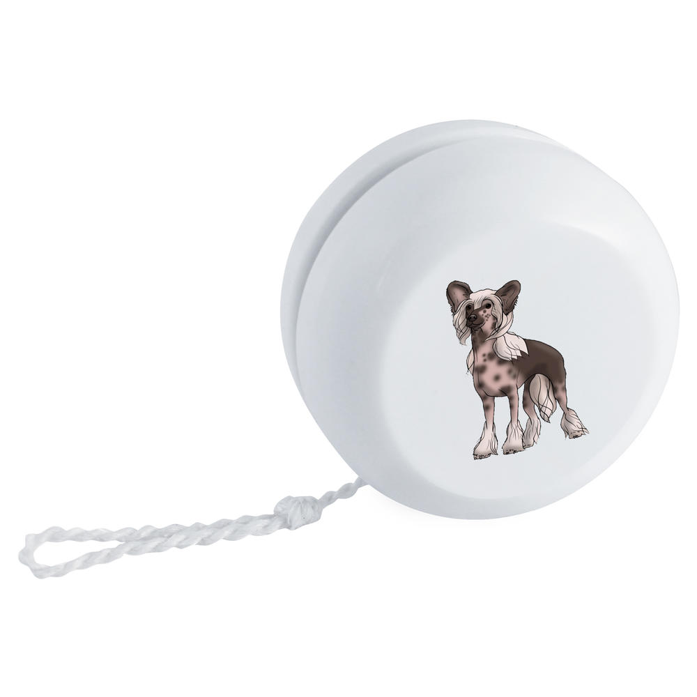 'Chinese Crested' Retro Style Yo-Yo (YY00030288)