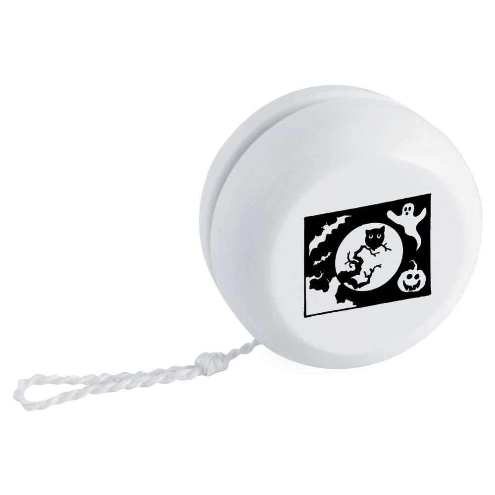 'Spooky Halloween Scene' Retro Style Yo-Yo (YY00030998)