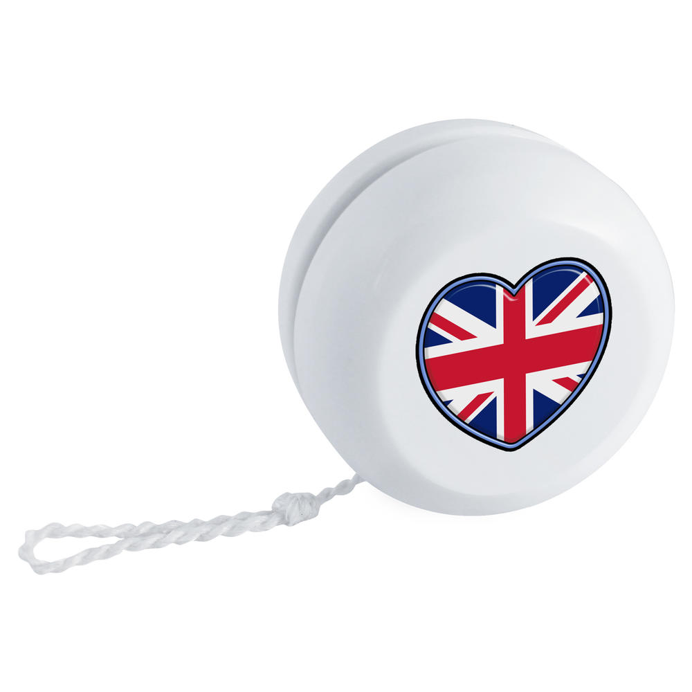 'United Kingdom Heart' Retro Style Yo-Yo (YY00034322)